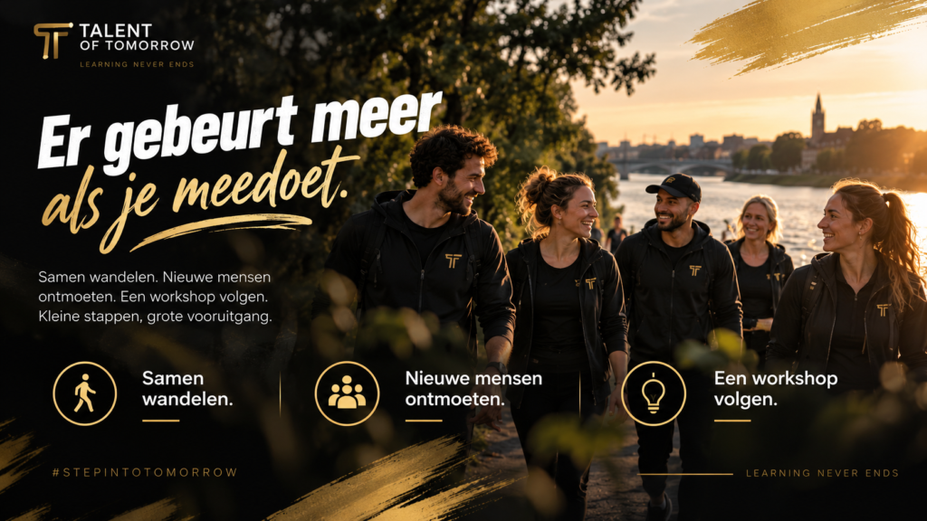 Groep mensen die samen buiten tijd doorbrengen